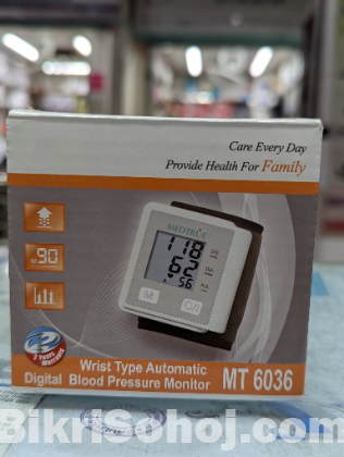 Automatic Digital Wrist type Blood-Pressure BP Machine